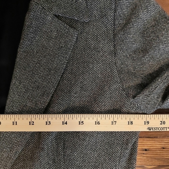 Mexx blazer womens 10 black white mix tweed single button lined wool blend - Picture 4 of 6